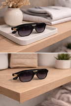 Classic Luxe Aviator Sunglasses