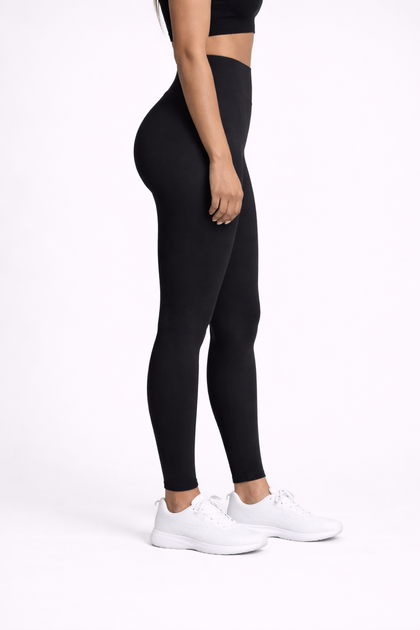 Daily Basic Leggings-Black